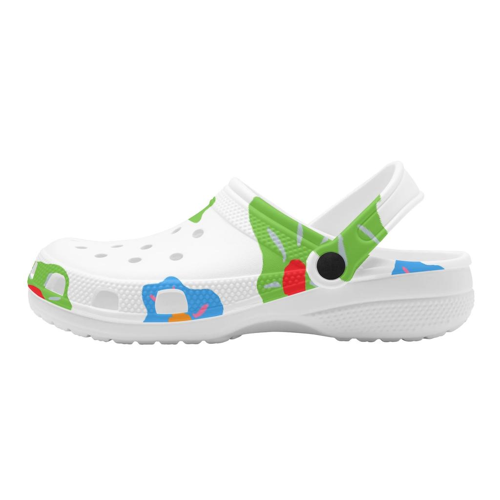 Cute Printed EVA Clogs for Women Men Ventilated Breathable Slip On Casual Shoes Comfortable Summer Sandals Lightweight Daily Wear