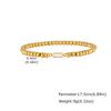 Birthstone Bracelet for Women, Gold Plated Beads Chain Elastic Bracelet, Fashion Dainty Jewelry Friendship Birthday Gift