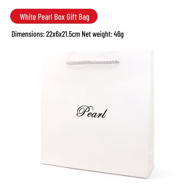 Velvet Jewelry Set Box for Pearl Necklaces, Rings & Pendants - Gold & Silver Storage