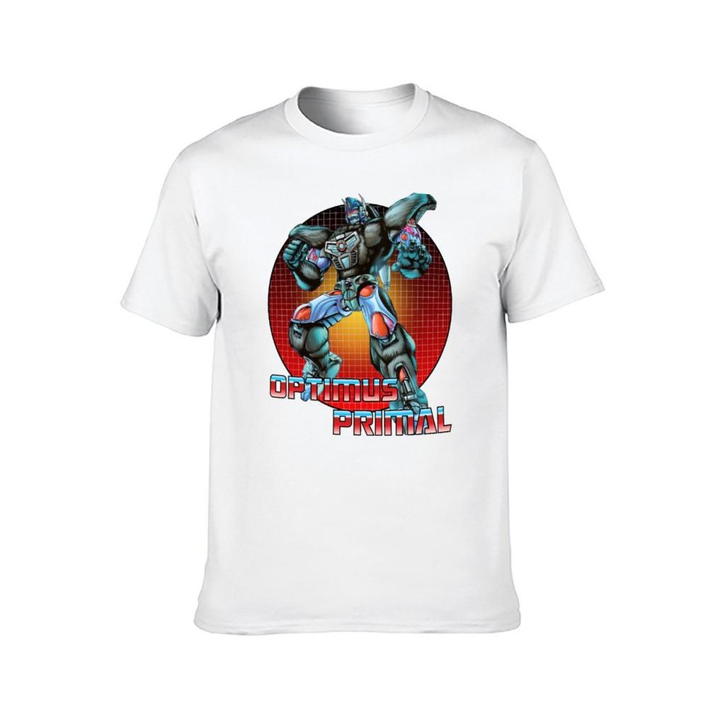 shirt t T-Shirt tshirt 100% G1 Transformer Maximals Optimus Primal designer man cotton