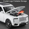1:32 modelov áut Rolls Royce Cullinan Wraith Hračka Kovový odliatok Zvuk Svetlo Otvárateľné dvere Luxusné vozidlá Domáce dekorácie Ozdoby