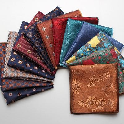 A Variety Of Styles Of Pocket Towels, Gentlemen'S Suits, Men'S Shirts, Pocket Towels, High-End Banquet Small Square Towels