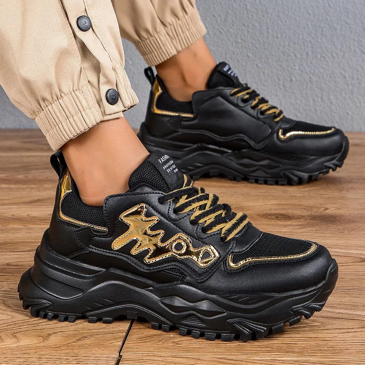 

Прогулочная обувь, легкая сетчатая обувь, носки, мужская обувь для папы с рыбьей подошвой, кроссовки на толстой подошве 39