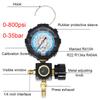 R410a Diagnostic Manifold Freon Gauge Set with Sight Glass G1/4 High Pressure A/C Refrigeration Tool for R22/R410A/R134A