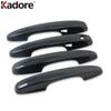 For Ford Focus      Carbon Fiber Car Door Handle Cover Trim Side Door Handles Bowl Cup Frame Accessories