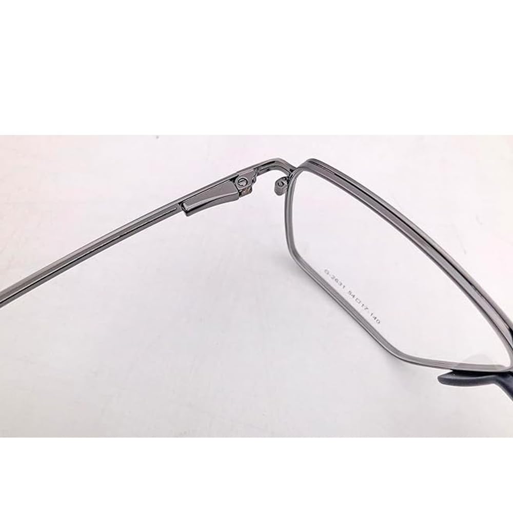 RSINC Volledig Rand frame/bril/ Metaal & Plastic Voor Mannen En Vrouwen, ,MH Grijs Zwart G-2631 54-17-140 | IB 21 | N1 MH G-2631 Grijs Zwart | IB 21