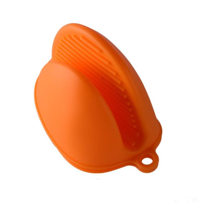 1Pc Thicken Silicone Baking Oven Mitts Microwave Oven Glove Insulation Non Stick Anti-slip Grips Bowl Pot Clips Kitchen Gadgets