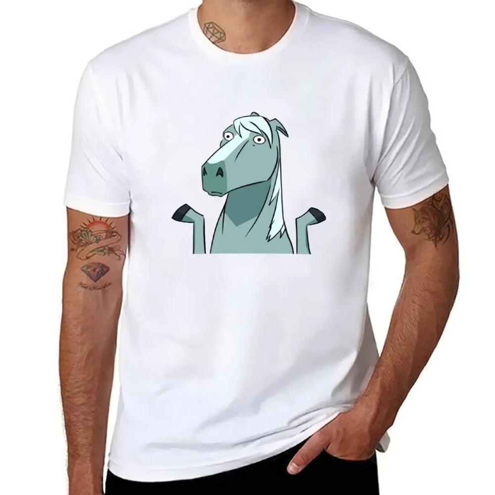 Confused Horse in Centaurworld T-Shirt sports fans tees t shirts for men