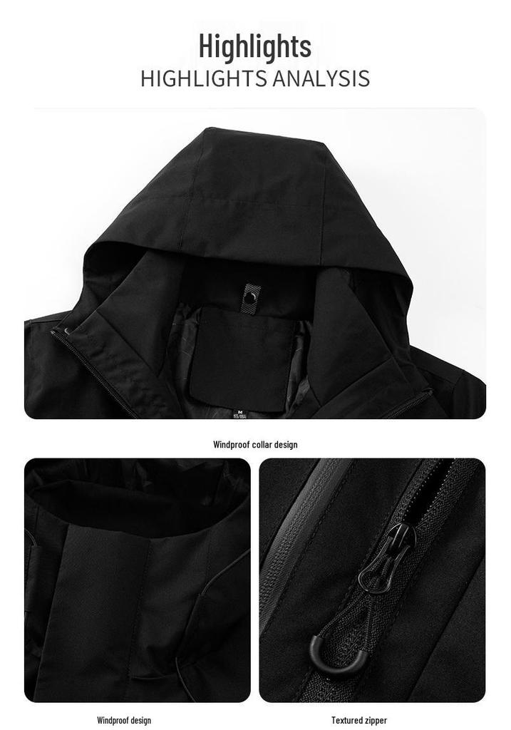 Unisex Outdoor Jacket: New Style Windproof, Waterproof, Breathable, Casual for Cycling & Mountaineering in Spring & Autumn