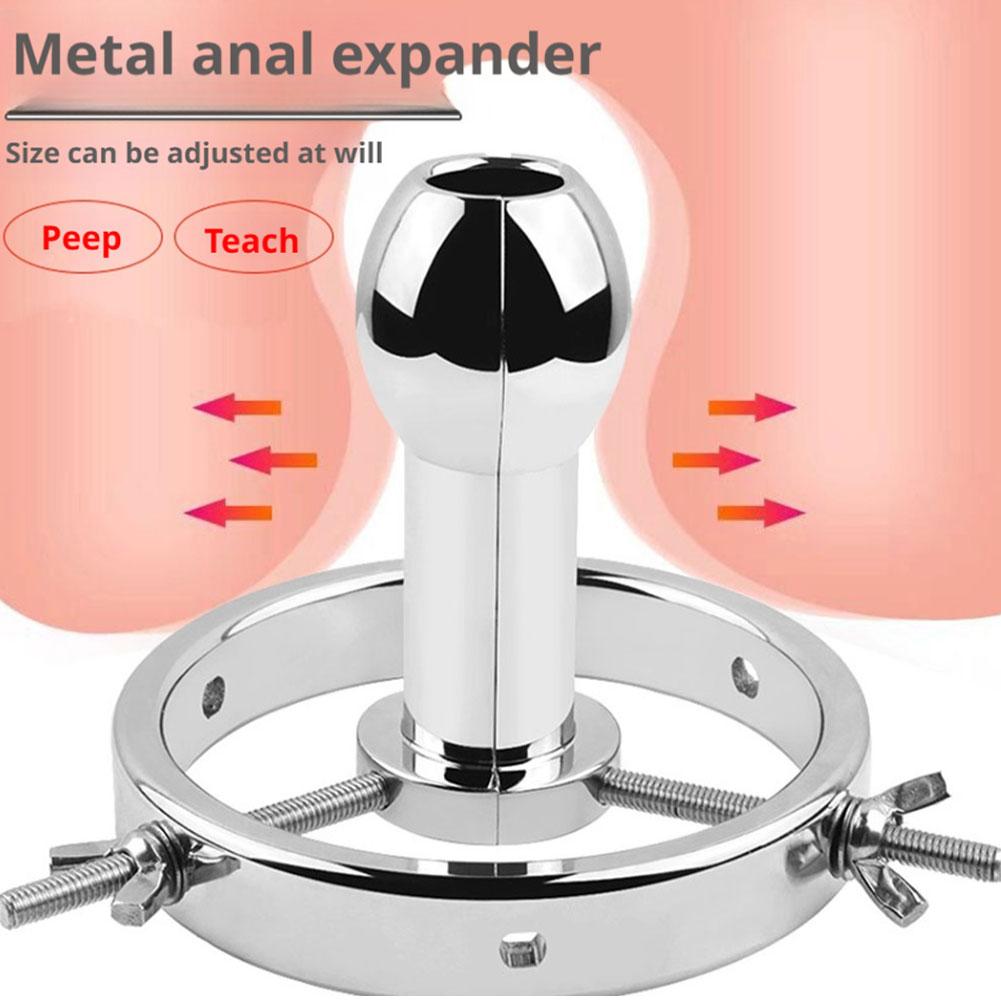 NEU Metall Verstellbarer Analplug Analer Expander Po Plugs Anus Sexspielzeug Anale Vaginal Dilator Erotische Werkzeuge Für Mann Frau