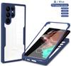 360 Full Protection Case For Samsung S23 S22 S21 Ultra Plus FE A53 A52 A13 A32 A33 A73 A71 A51 A23 A22 Double-Sided Shock Cover