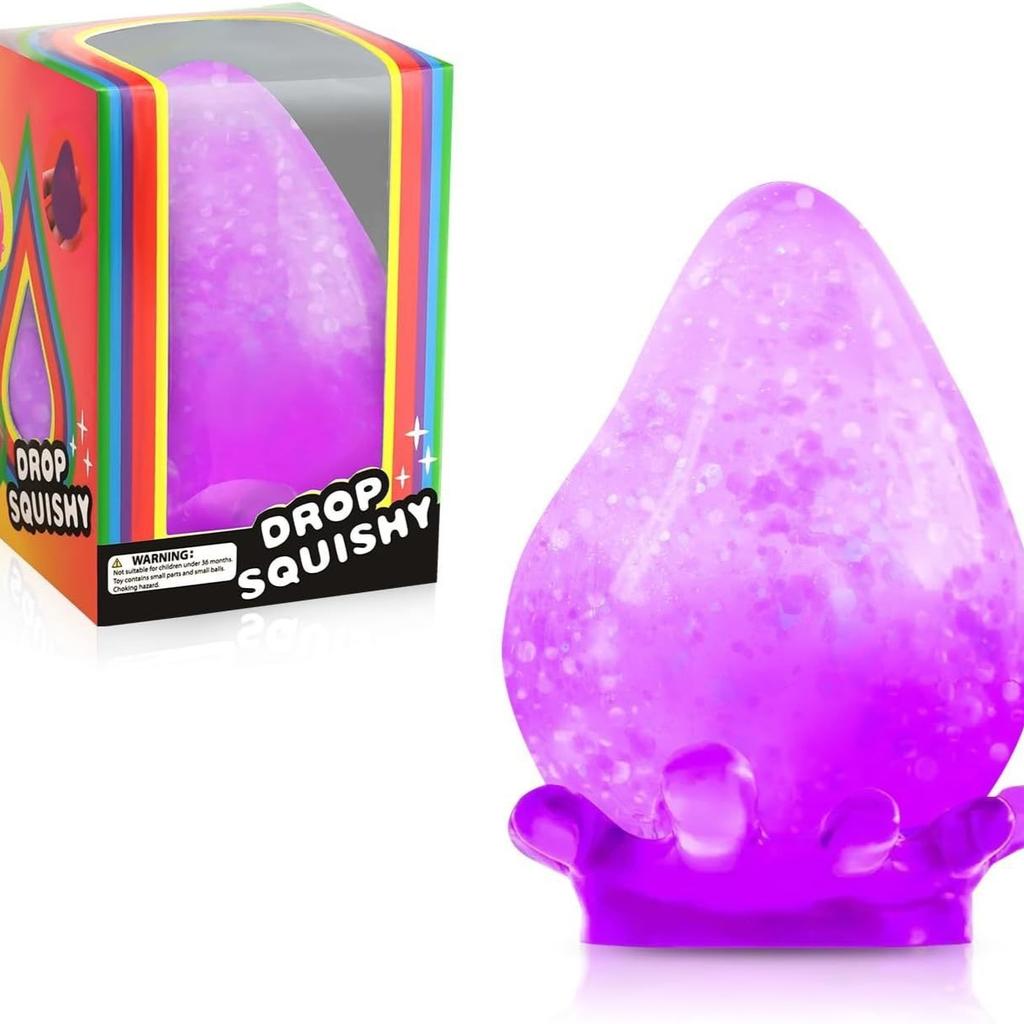 1 Stück, Farben zufällig, Needoh Style Malt Sugar Squishy Blind Box, langsam zurückfedernder Wasserwürfel-Stressball, Eiswürfel, Kinder-De