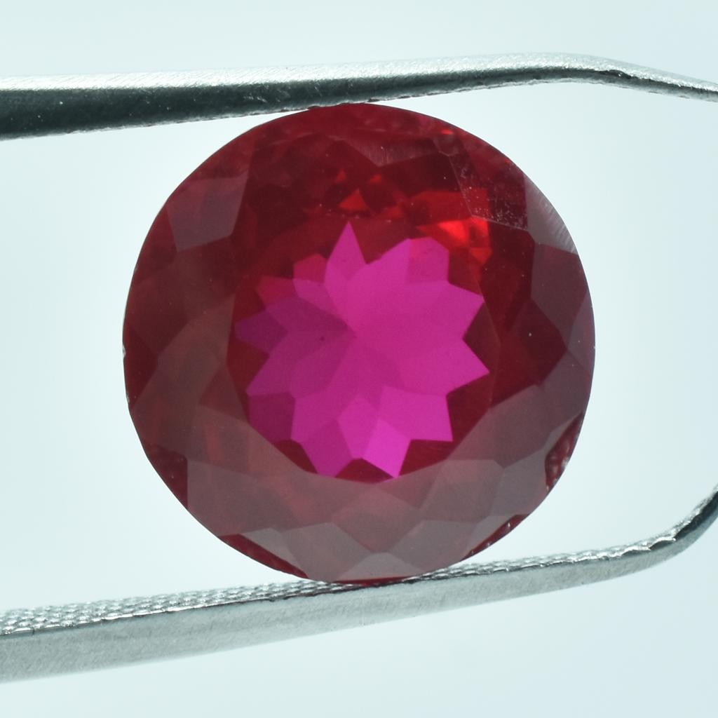 Natural Red Ruby Loose Gemstone 8.00 ct Round Shape for Jewelry Making and Gem Collections
