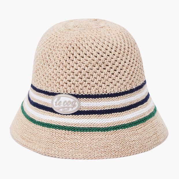 LECOQ GOLF Women'S Color Knit Bucket Hat Beige Gr122Lcp22