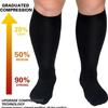 Plus Size Odor-Resistant Sports Compression Socks for Men