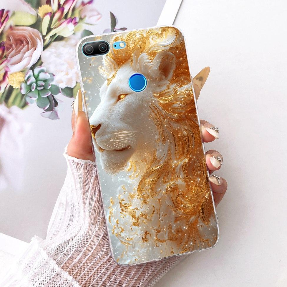 Transparent For Honor 9Lite LLD-L11 LLD-L21 Casing For Honor 9 Lite Case Cover Luxury Fashion Butterfly Funny Cute Painted
