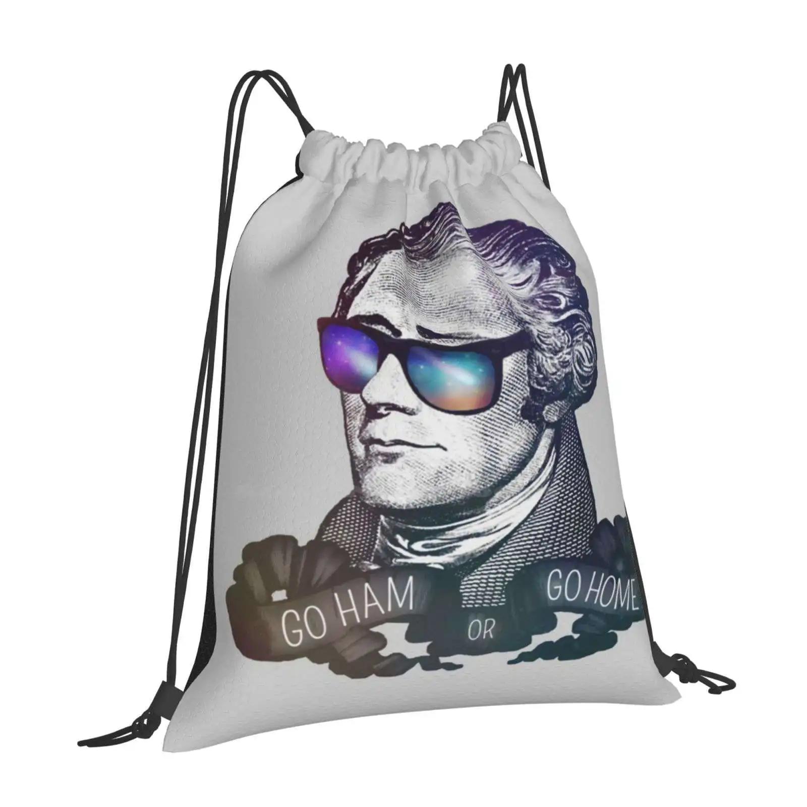 : Go Ham Or Go Home! Pattern Design Bagpack School Bags Alexander Swagilton Go Ham Or Go Home American History The OneSize