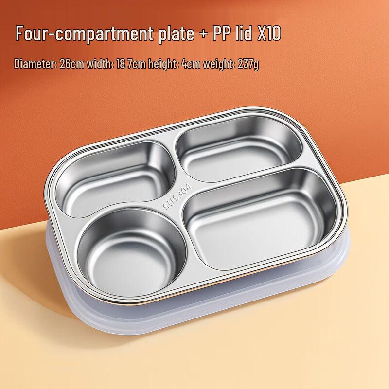 Children s Stainless Steel Divided Meal Plate