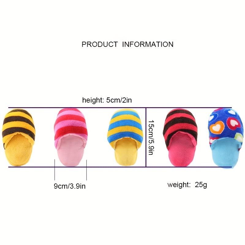 Cartoon Tierdesign Pantoffelform Quietschendes Plüsch Hundespielzeug Hund Langlebiges Kauspielzeug Für Hund Und Katze Interaktives Zubehör