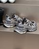 Sneakers women's shoes 2025 new autumn retro versatile silver heightening shoes platform breathable dad shoes women's