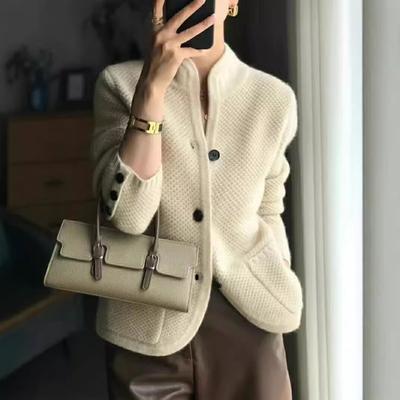 Women's Knitted Spring and Autumn Women's Fashionable Western Fashion Top Knitted Cardigan Women's