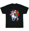 Christmas Santa Elf Riding Unicorn Xmas Rainbow T-Shirt Unisex Funny Tee Gift