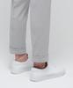 Musinsa Standard Lightweight Tapered Turn-Up Hidden Banding Crop Slacks [Light Gray]