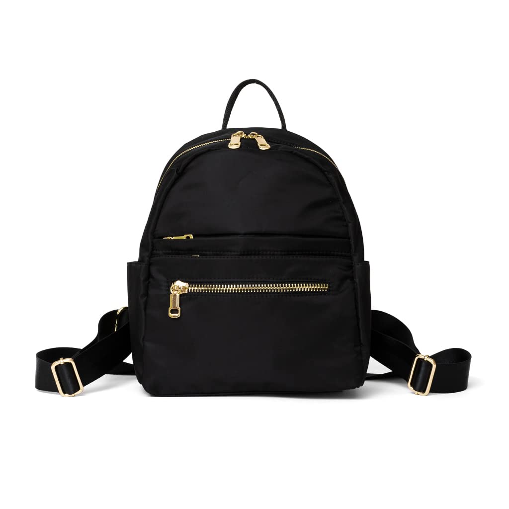 

Vita Felice nylon mini backpack for women [VITAFELICE] 10-pocket vnsb-411z (black) чорний