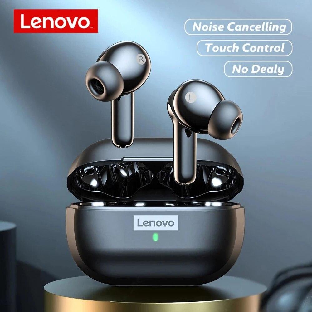 Căști originale Lenovo LP1S TWS Căști fără fir Bluetooth 5.0 Căști sport rezistente la apă Căști cu reducere a zgomotului cu microfon