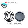 4Pcs Car Wheel Hub Center Caps Badge Emblem Set for Volkswagen VW Golf Polo Passat CC Touran - 55mm 56mm 65mm 70mm Rim Cover Acc zd0