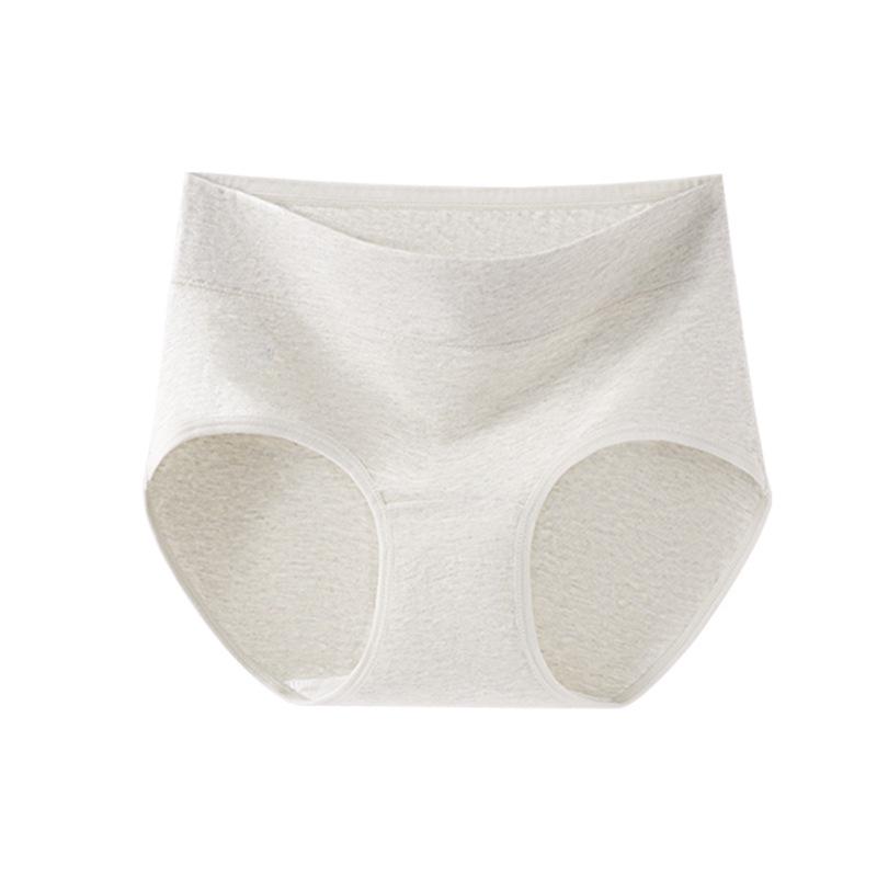 Women s Pure Cotton Seamless Briefs - Antibacterial, Extended Crotch, Mid-High Waist, Class A Comfortable Underwear L (40-50 kg)
