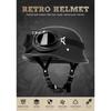 Motorcycle Helmet Fashion Capacete De Moto Retro Casco Moto German Vintage Moto Helmet DOT Certification Half Helmet Men Women