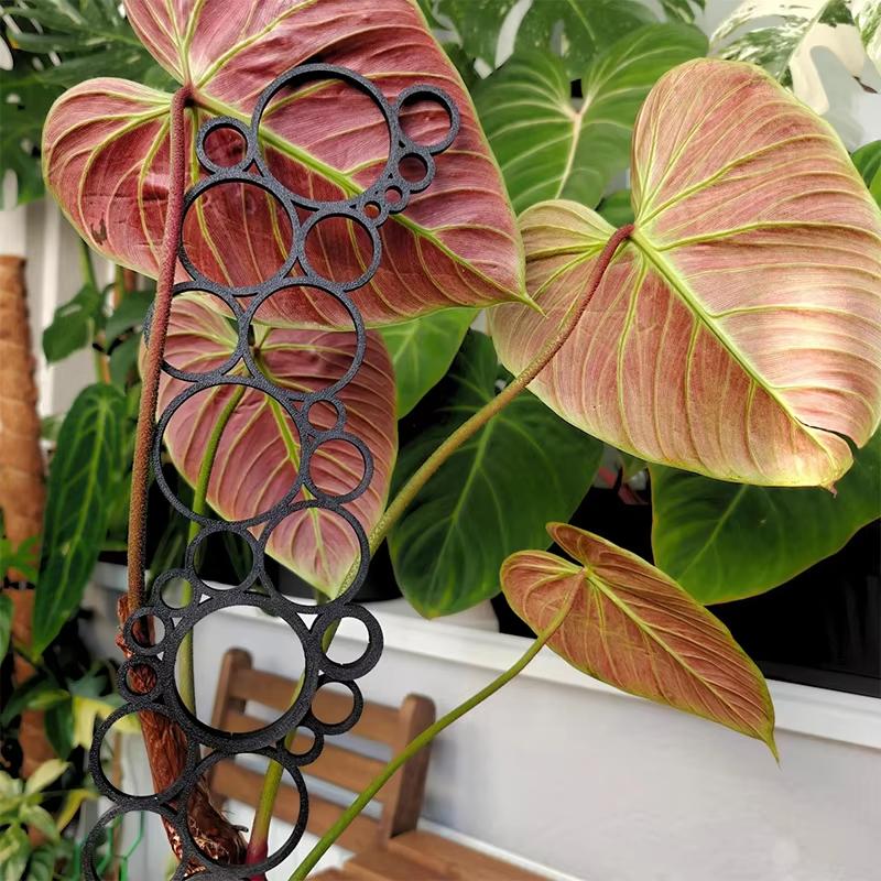 1Pcs Creative Metal Potted Plant Stand Wrought Iron Plant Trellis Support For Climbing Plants Garden Iron Art Decoration