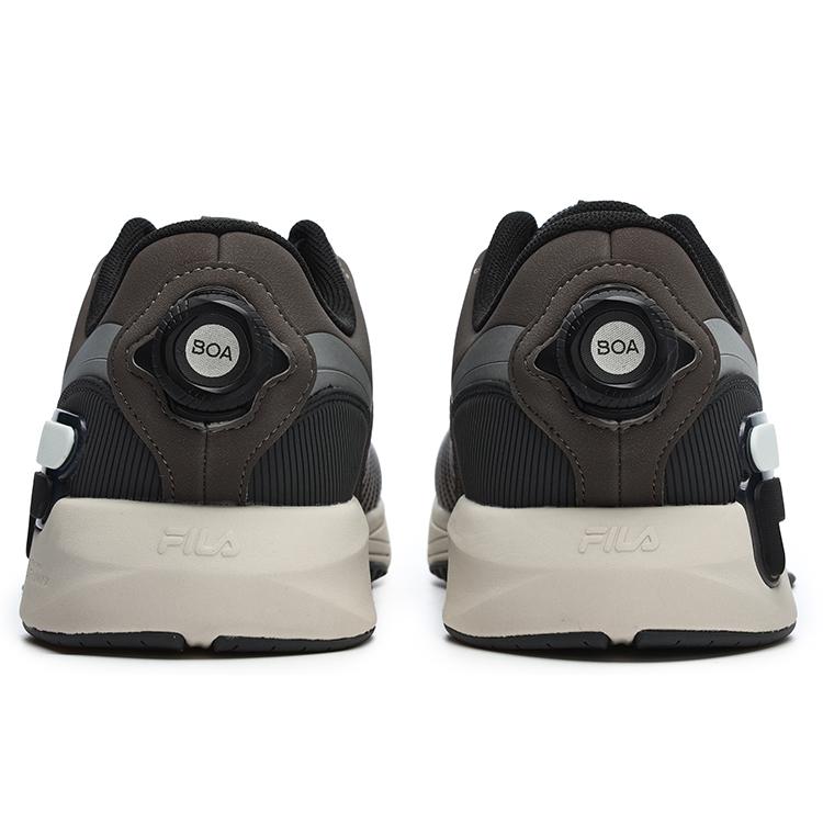 New FILA Fluid 4 Falcon Low Top Fitness Shoes Men's Gray Black A12M241401FBK