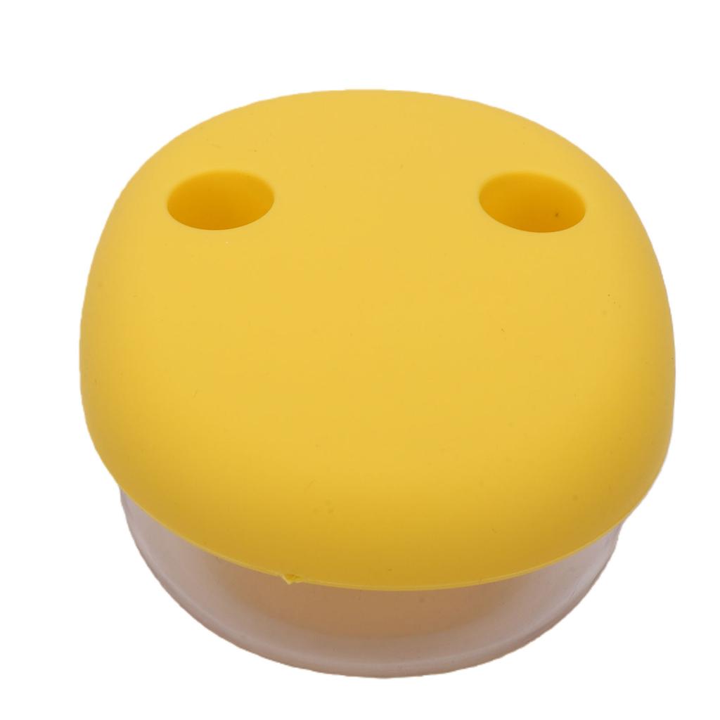 2 in 1 Snack Finger Container Silicone Finger Lid Portable Leakproof Hands Free Snack Container
