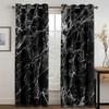 3D Blue Gold Dali Texture Curtains European Luxury Home Decor Shading Curtains 2 Panels Living Room Bedroom Window Curtains