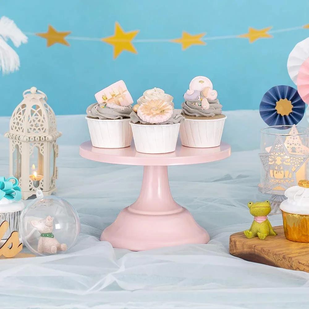 Wrought Iron Cake Stand Home Party Dessert Display Stand Wedding Decoration Wrought Iron Birthday Cake Tray Fruit Dessert Tray