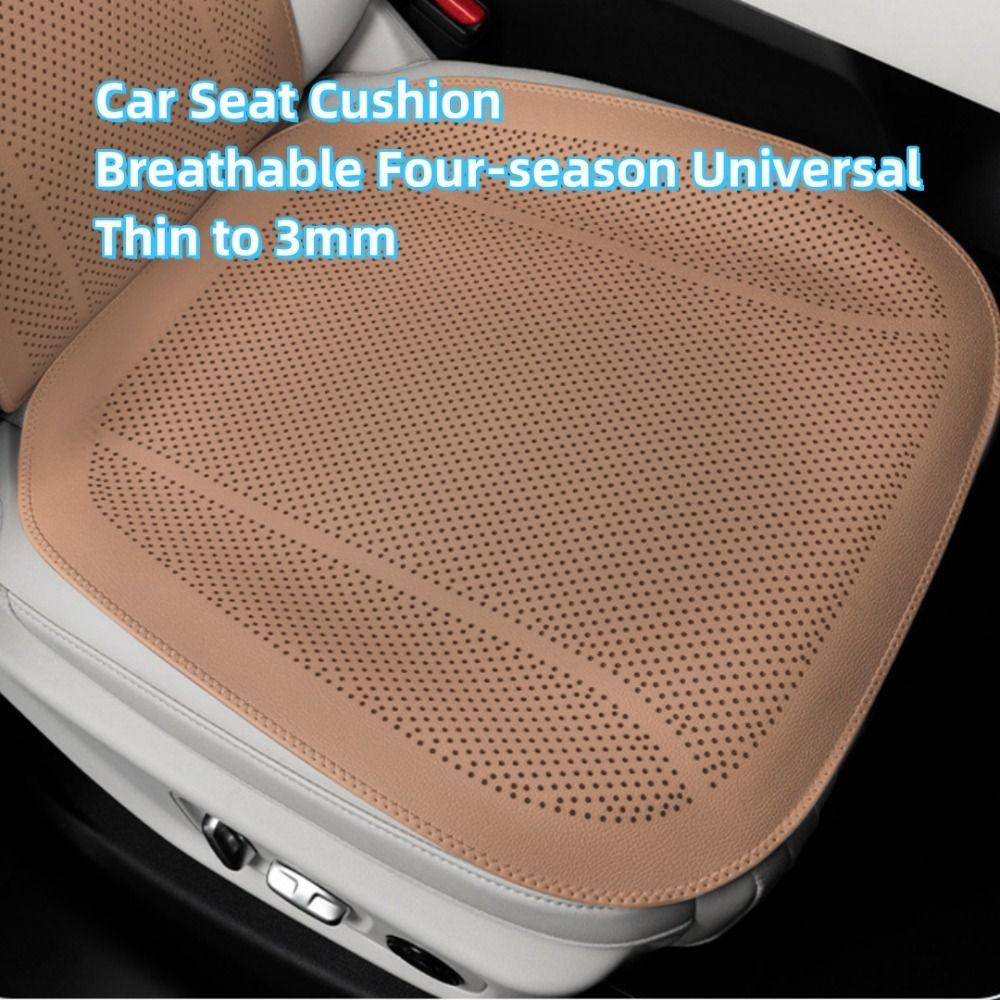 Four-season Car Seat Cushion Ventilated One-piece Half-pack Seat Breathable Summer Rear Seat Cushion Cover Set Universal