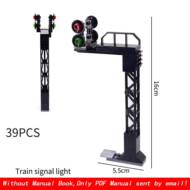 City Trains Flexible Tracks Forked Straight Curved Soft Rails Track Switch Building Block Bricks Kids Diy Technical Creative Toy