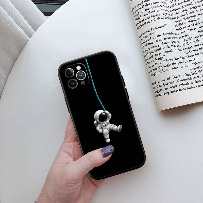 MH15 Astronaut Space Moon Phone Shell for Samsung S20 S21 S22 S23 S24 FE Ultra Plus Lite S21S A55 A07 A17 F06 F16 M06 M16 M56 A36 A37 A57