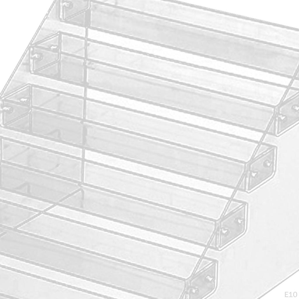 Tiered Acrylic Stands Clear Display Shelf for Cosmetic Cupcakes Model Car