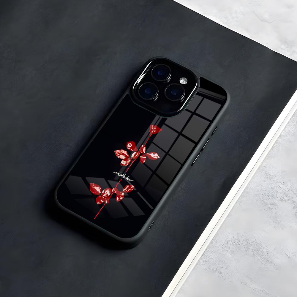 

D-Depeche Mode Rock-ES Band Phone Case For IPhone 17 Pro Max 16 15 14 13 11 Pro Max Plus Glass Phone Case iPhone 11 Pro Max
