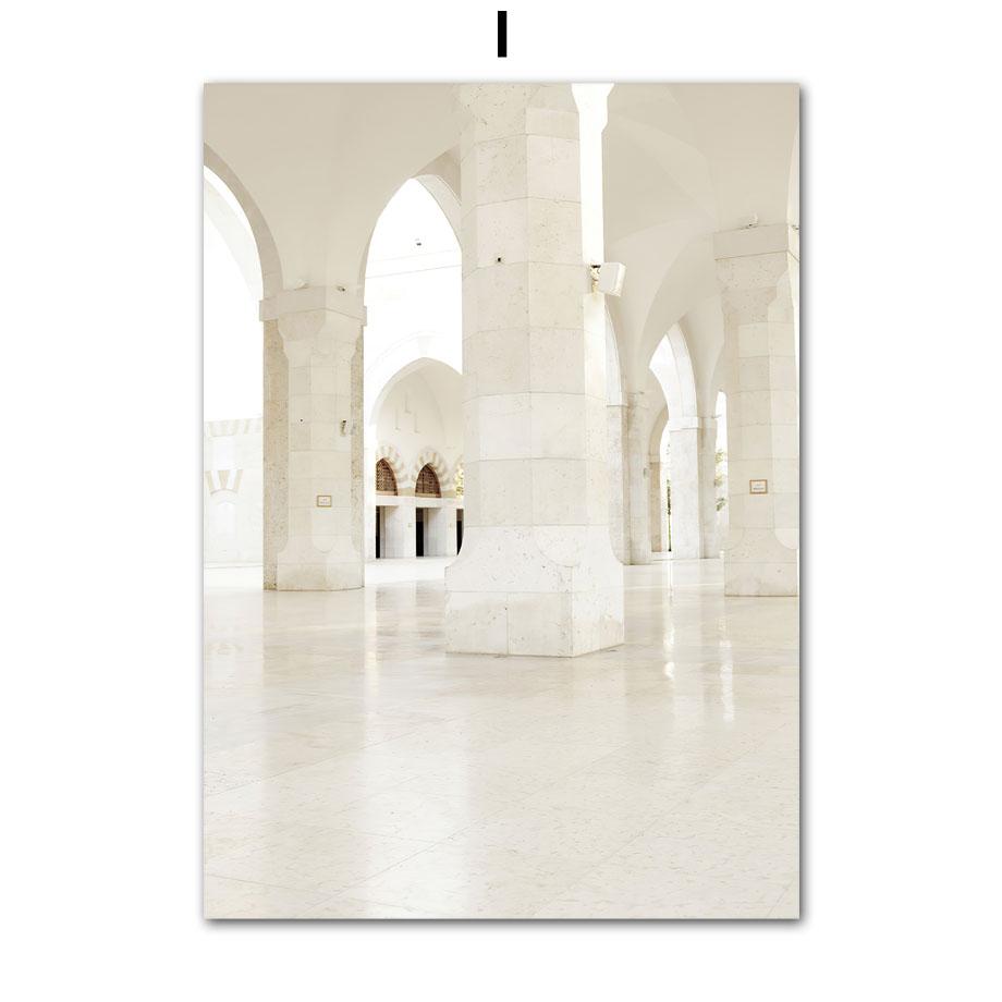 Islamische marokkanische Schilfrohr-Beige-Blumen-Boho-Nordic-Poster, Wandkunst, Leinwandgemälde und Drucke, Wandbilder für Wohnzimmer-Dekoration