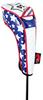 Geotech Head Cover Double Star Double Star Head Cover for Utility White/Blue
