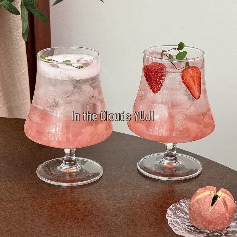 ZISIZ Chinese Style Handmade Glass Goblet
