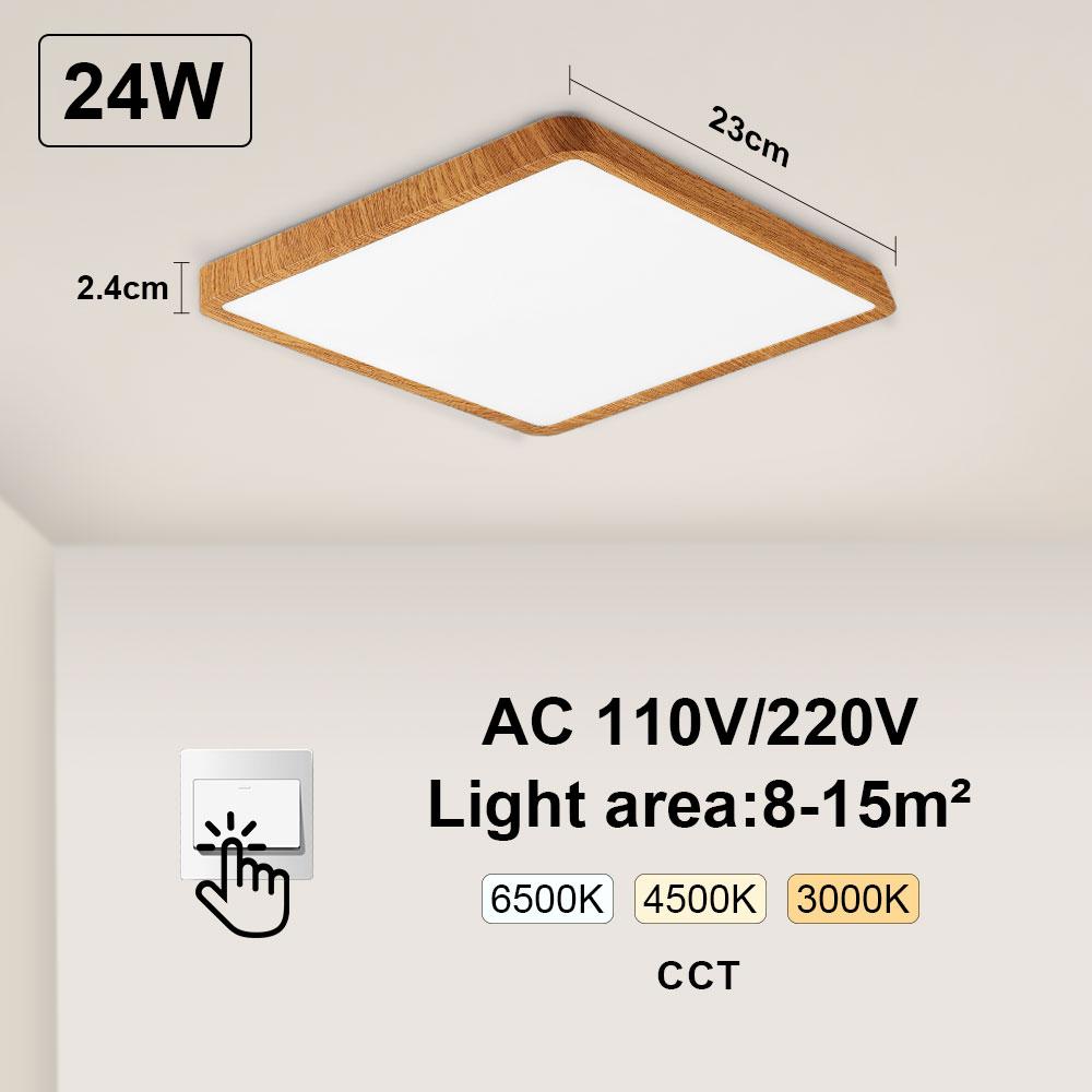 New 0.9inch Ultrathin Led Ceiling Light 20inch Large Ceiling Lamp Smart APP Brightness Dimmable For Living Room Bedroom Lighting
