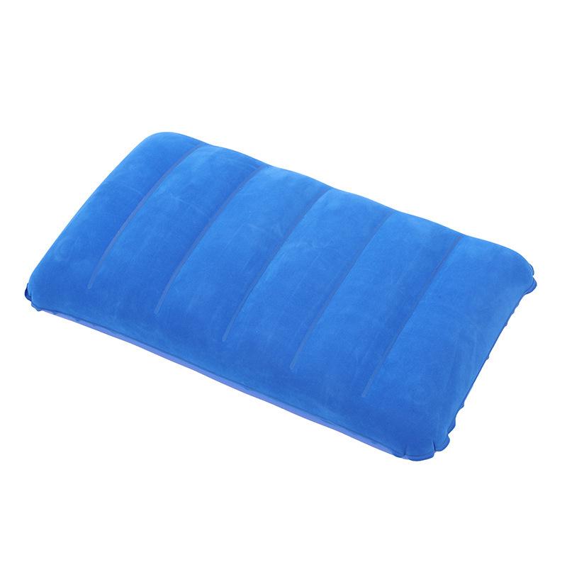 Portable Inflatable Travel Pillow: Lumbar Support for Camping, Train, Airplane, Nap, & Prone Sleeping