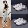 2023 Spring New Korean Version of Small White Shoes for Women Ins Students Casual Street Shoes for Women Thick Soles and High Heels for Women