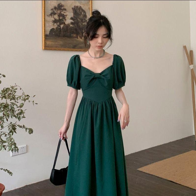 Buy Female Vintage Bubble Short Sleeve 