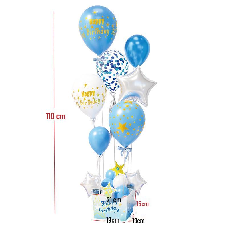 Birthday Balloon Set: Floating Columns & Table Decorations for Boys & Girls